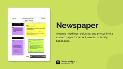 Newspaper preview