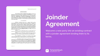 Joinder Agreement