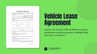Vehicle Lease Agreement
