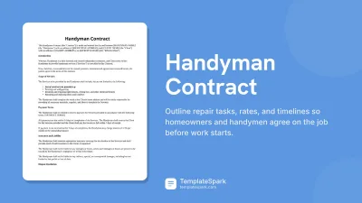 Handyman Contract