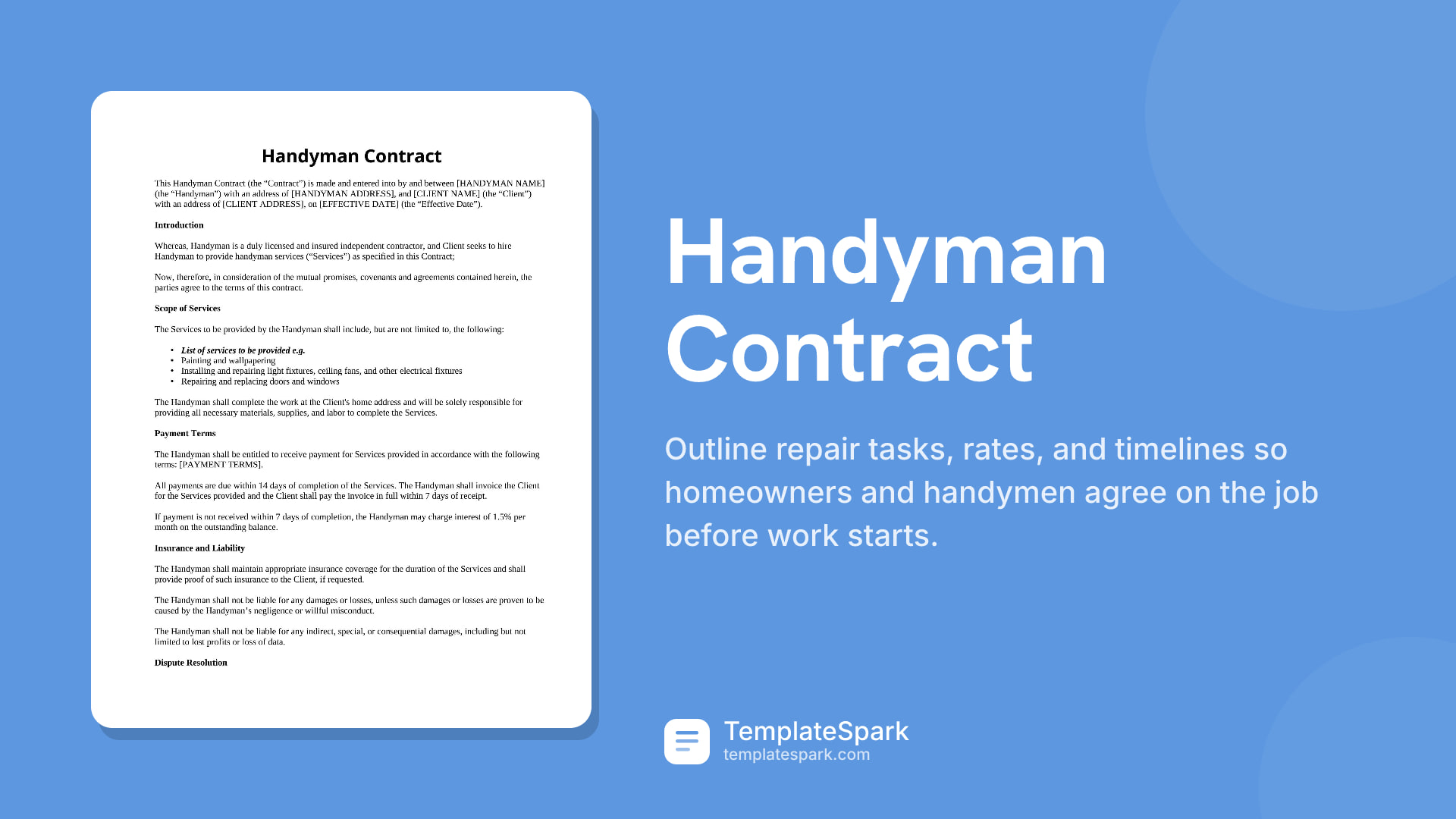 Handyman Contract
