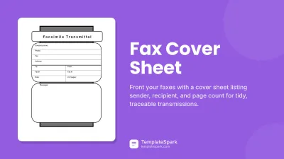Fax Cover Sheet