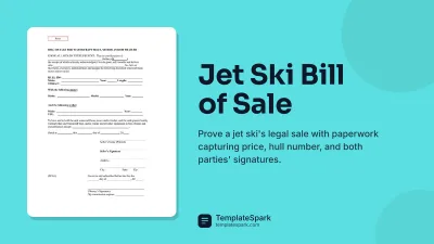 Jet Ski Bill of Sale