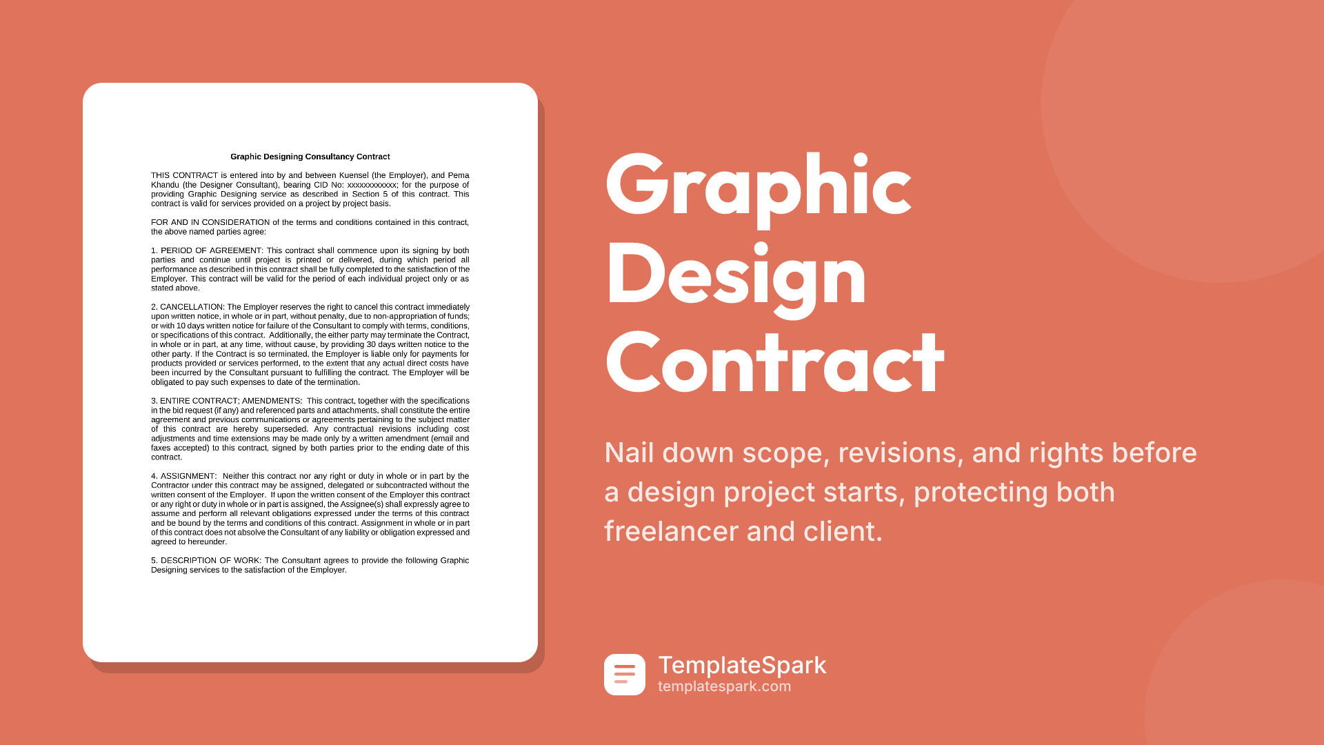 Graphic Design Contract