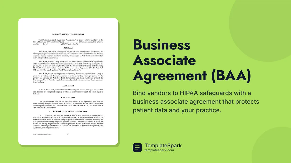Business Associate Agreement (BAA) Business Associate Agreement (BAA)