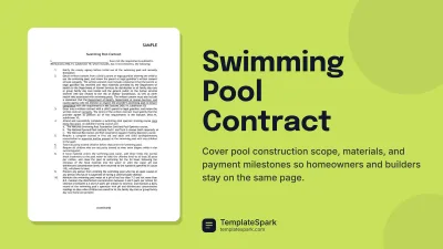 Swimming Pool Contract