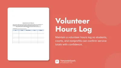 Volunteer Hours Log
