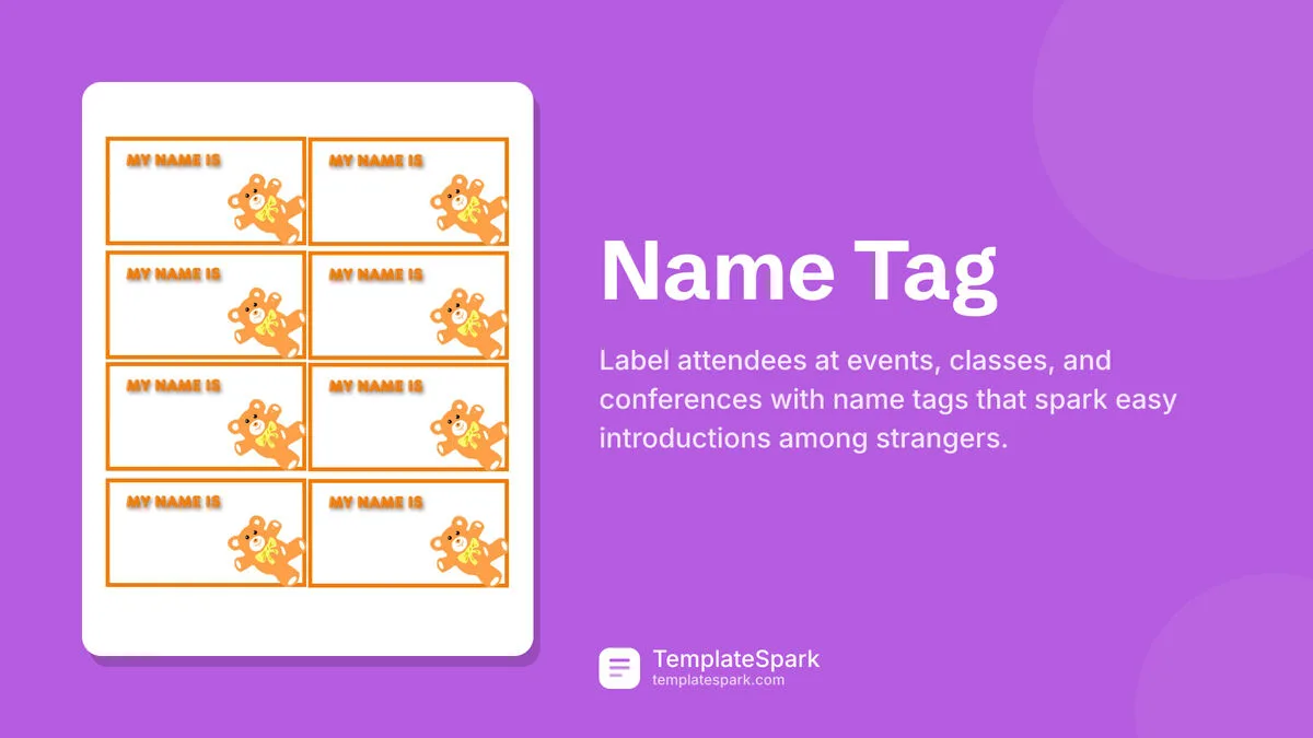 Name Tag Name Tag