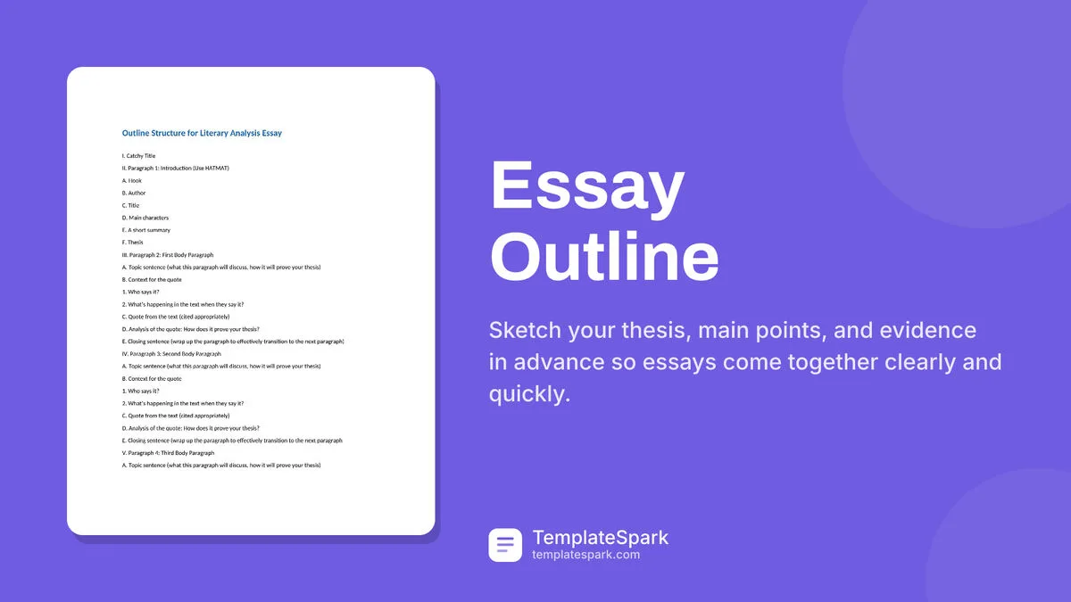 Essay Outline Essay Outline