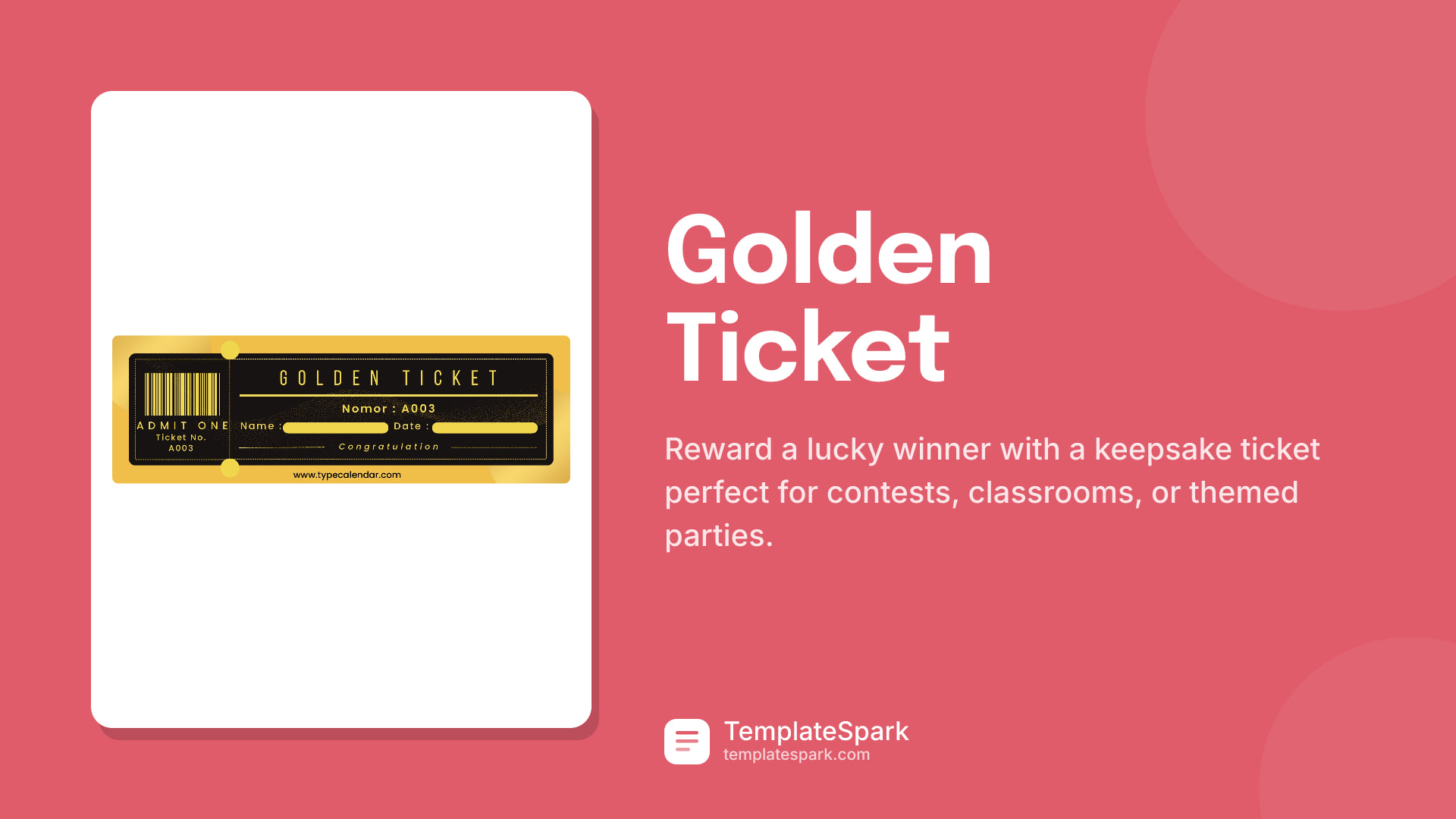Golden Ticket preview