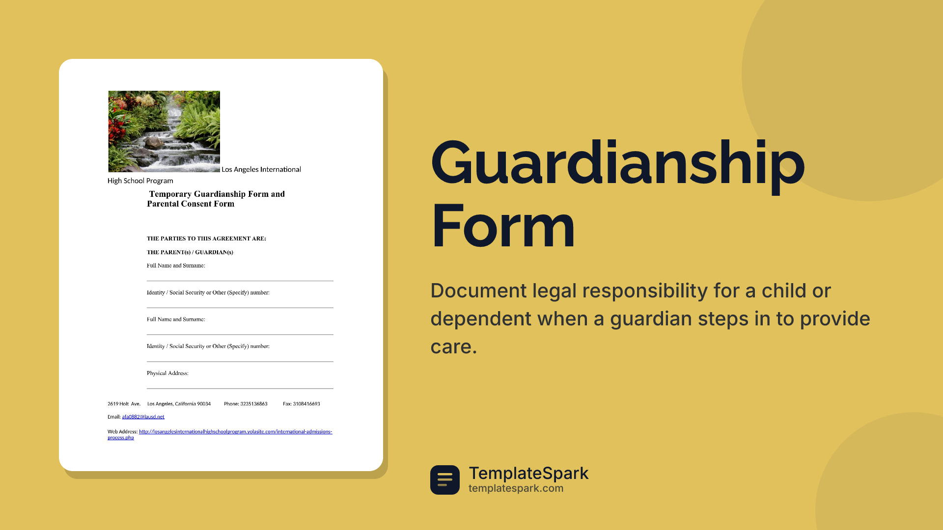 Guardianship Form