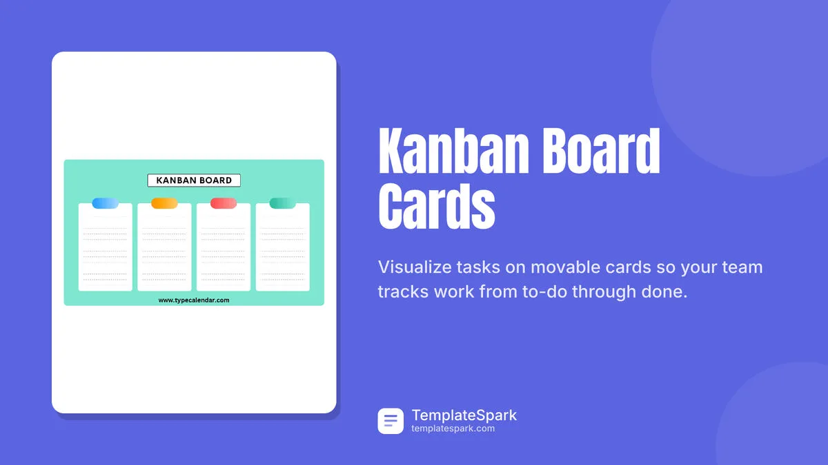 Kanban Board Cards Kanban Board Cards