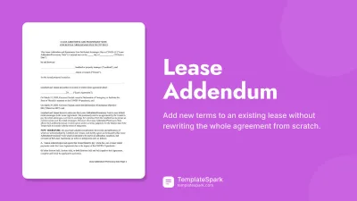 Lease Addendum