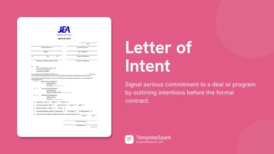 Letter of Intent