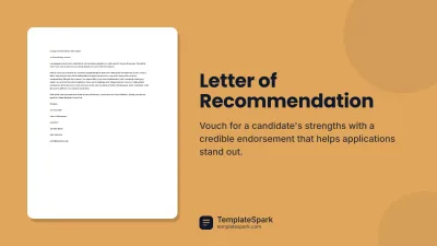 Letter of Recommendation preview