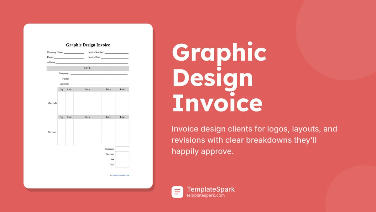 Graphic Design Invoice