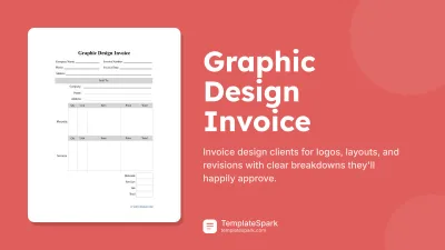 Graphic Design Invoice preview