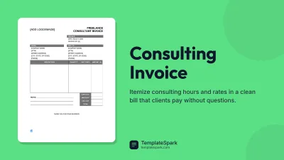 Consulting Invoice preview