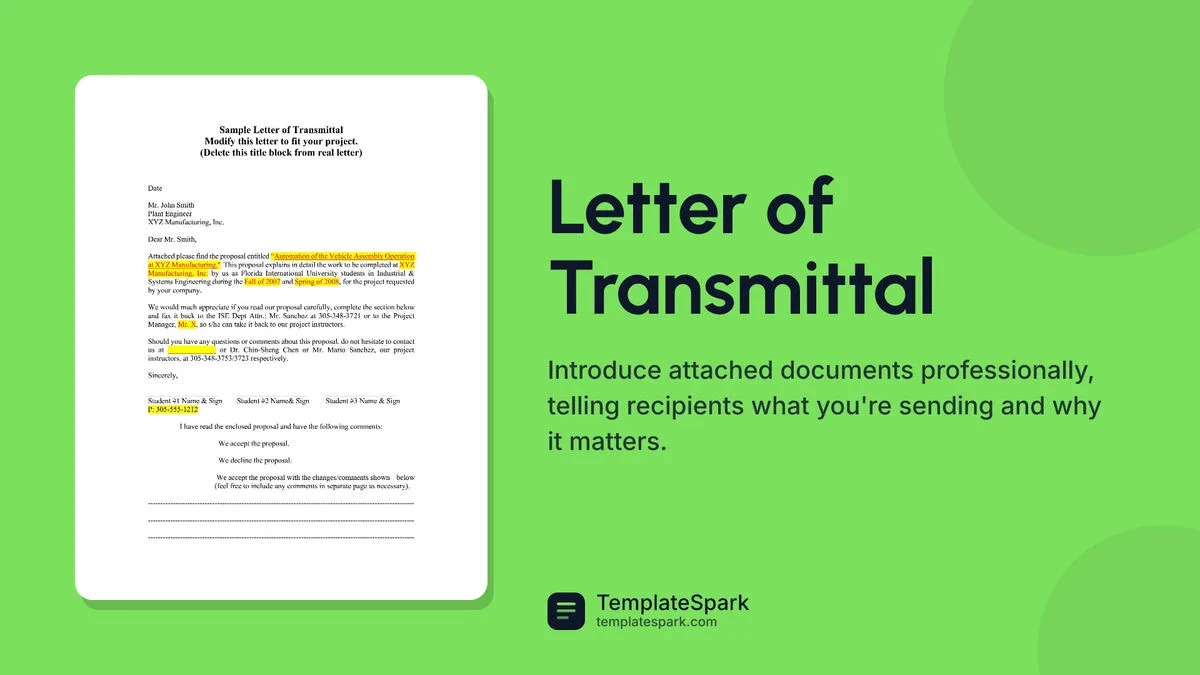 Letter of Transmittal Letter of Transmittal