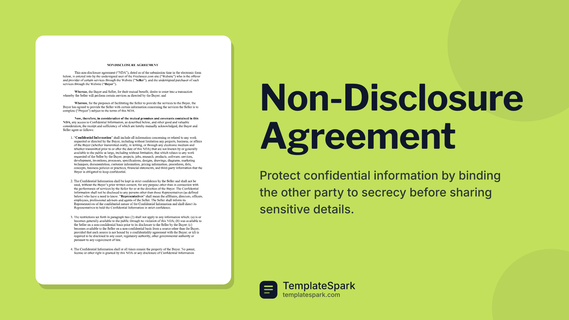 Non-Disclosure Agreement
