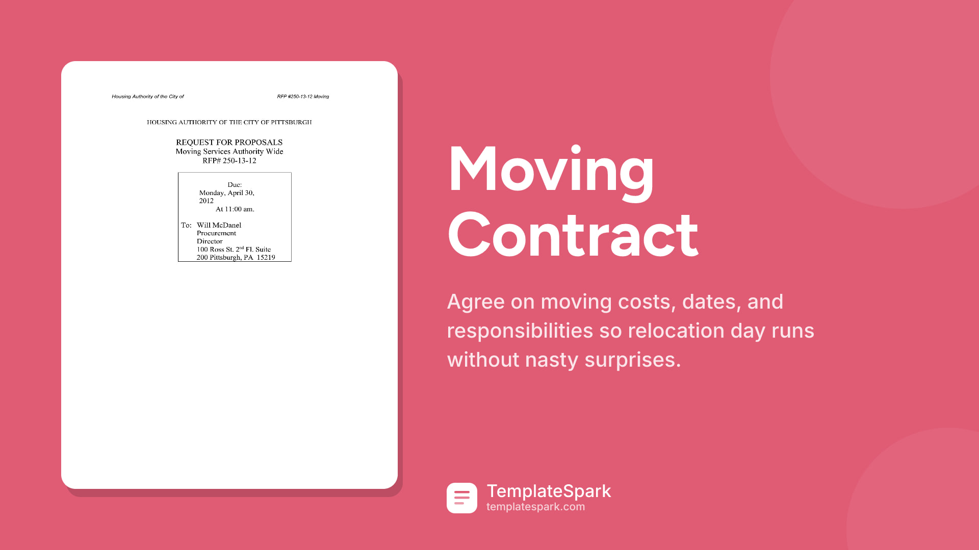 Moving Contract