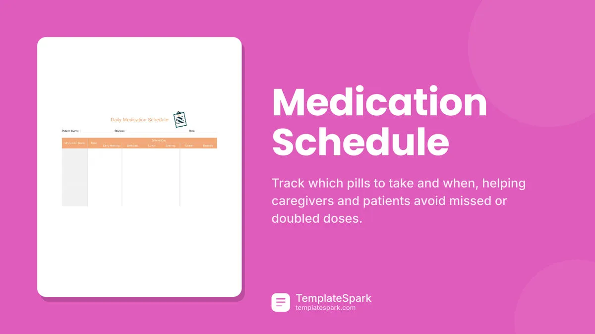Medication Schedule
