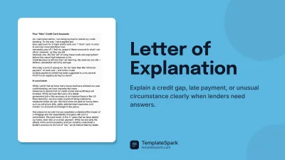 Letter of Explanation