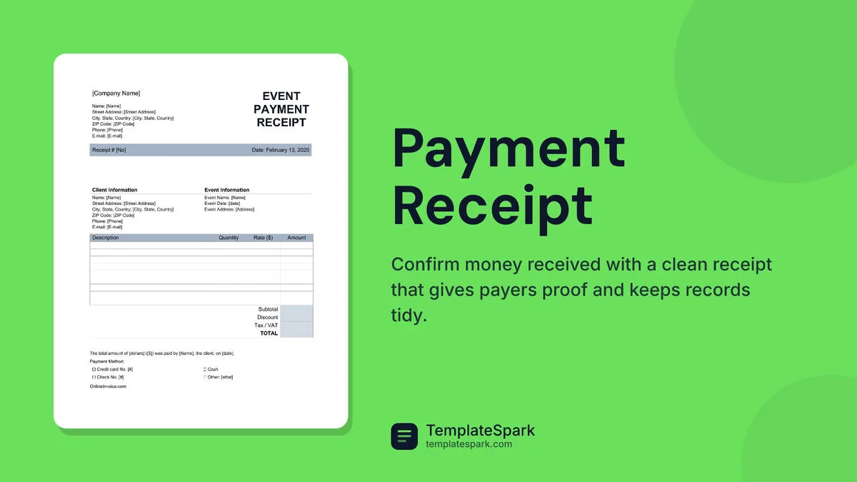 Payment Receipt