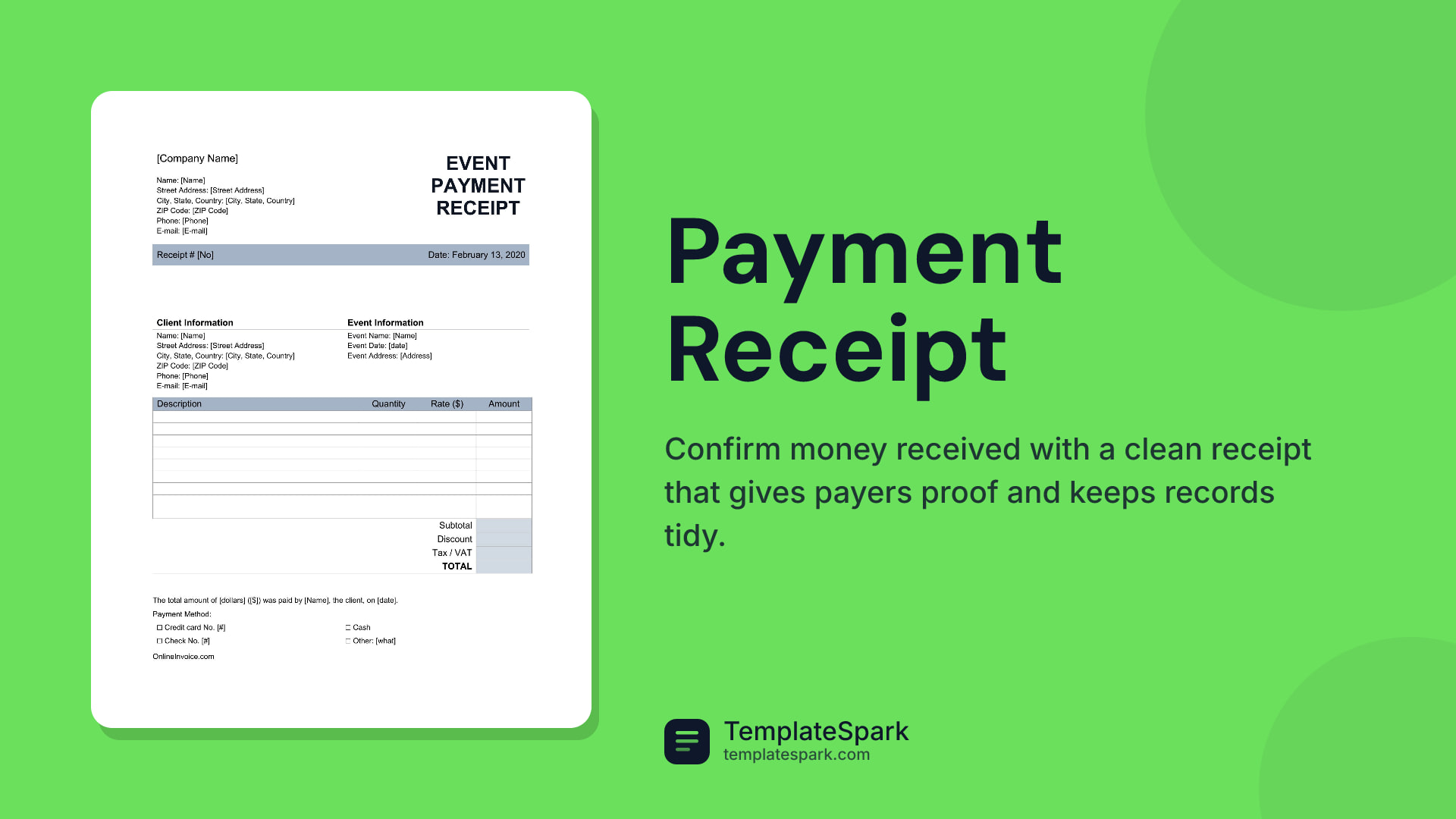 Payment Receipt