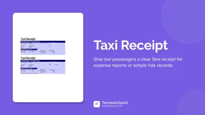 Taxi Receipt