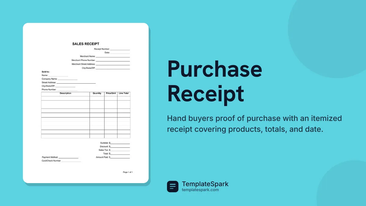 Purchase Receipt Purchase Receipt