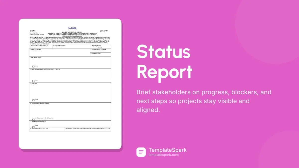 Status Report Status Report