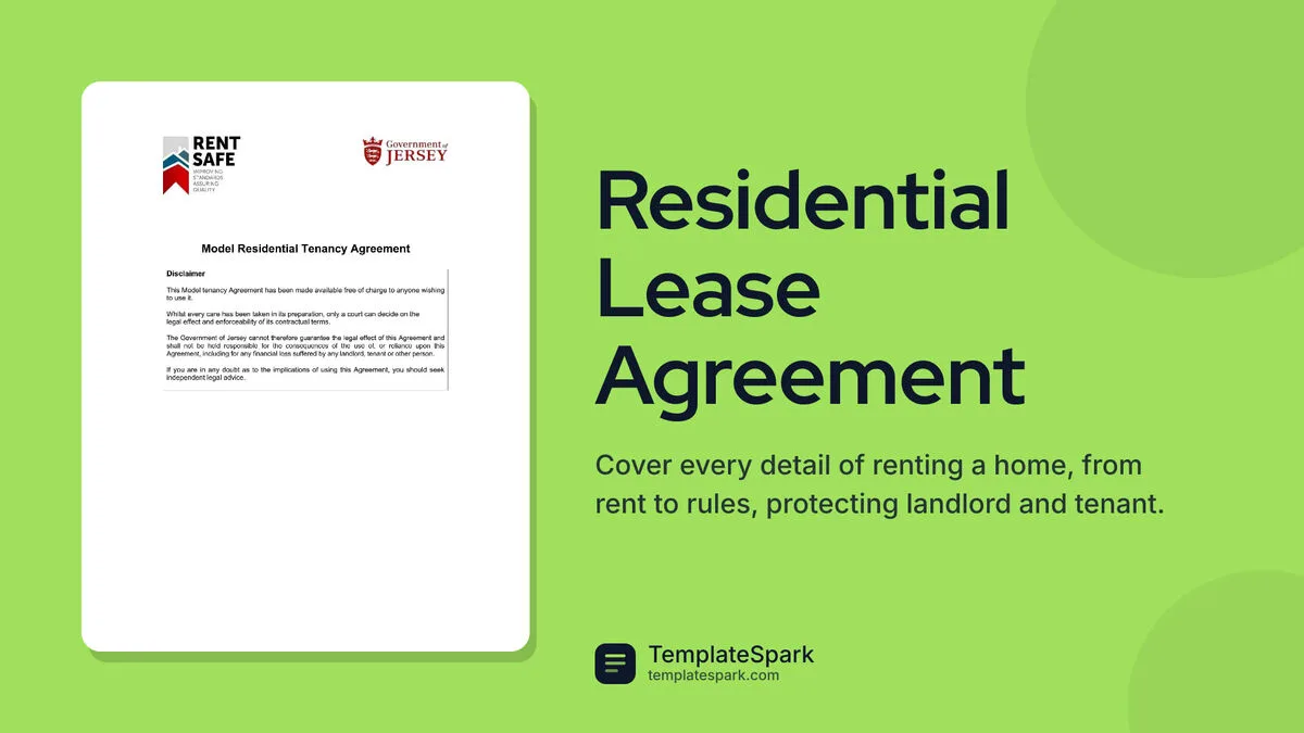 Residential Lease Agreement Residential Lease Agreement