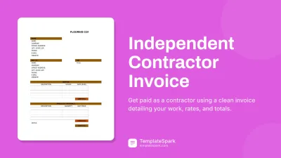 Independent Contractor Invoice