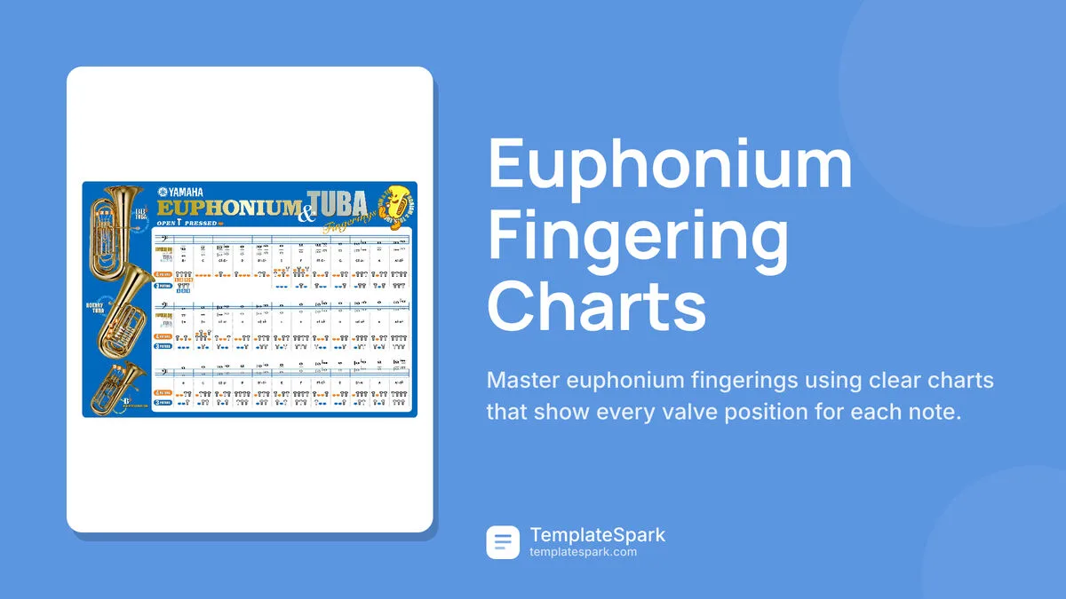 Euphonium Fingering Charts Euphonium Fingering Charts