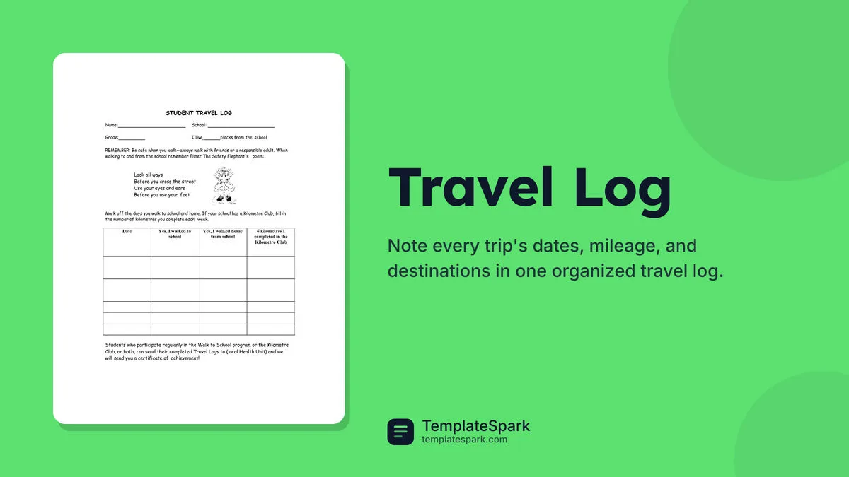 Travel Log Travel Log