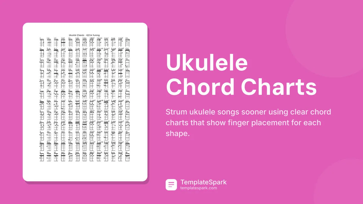 Ukulele Chord Charts Ukulele Chord Charts