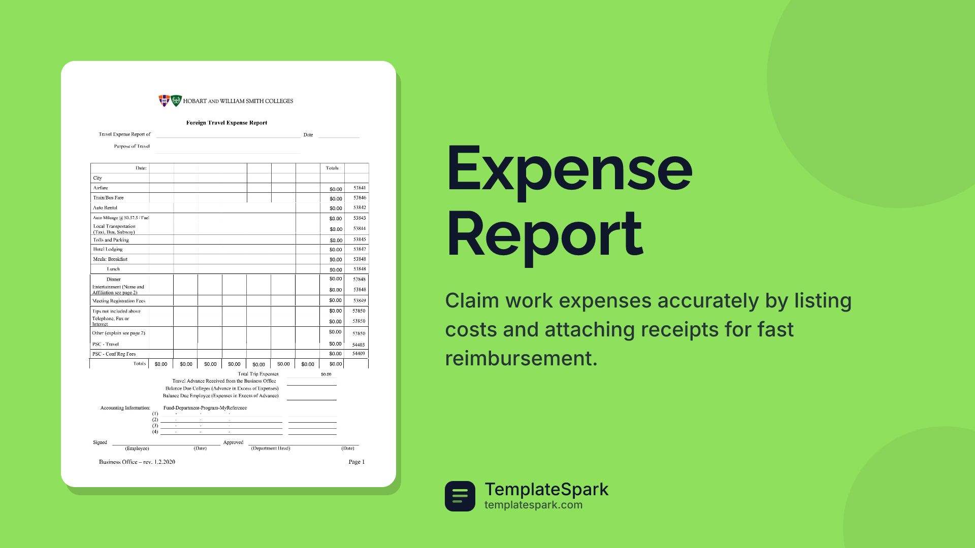 Expense Report