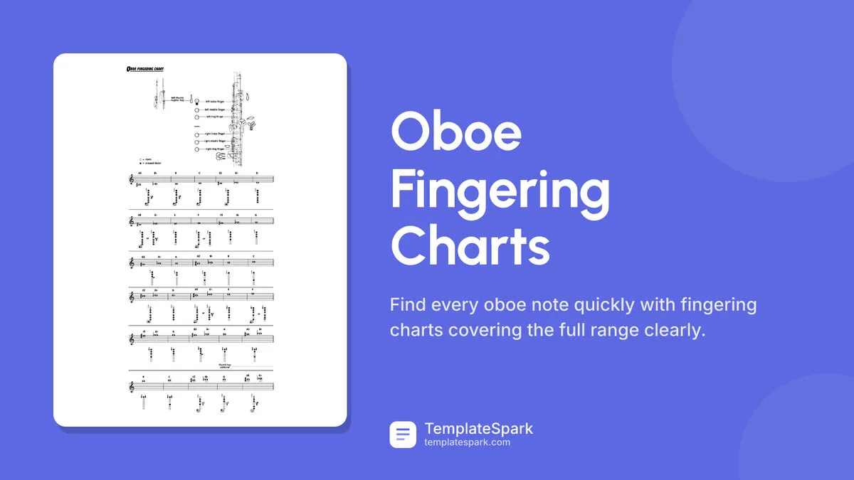 Oboe Fingering Charts Oboe Fingering Charts