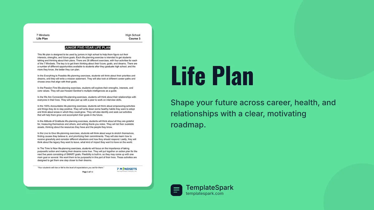 Life Plan Life Plan