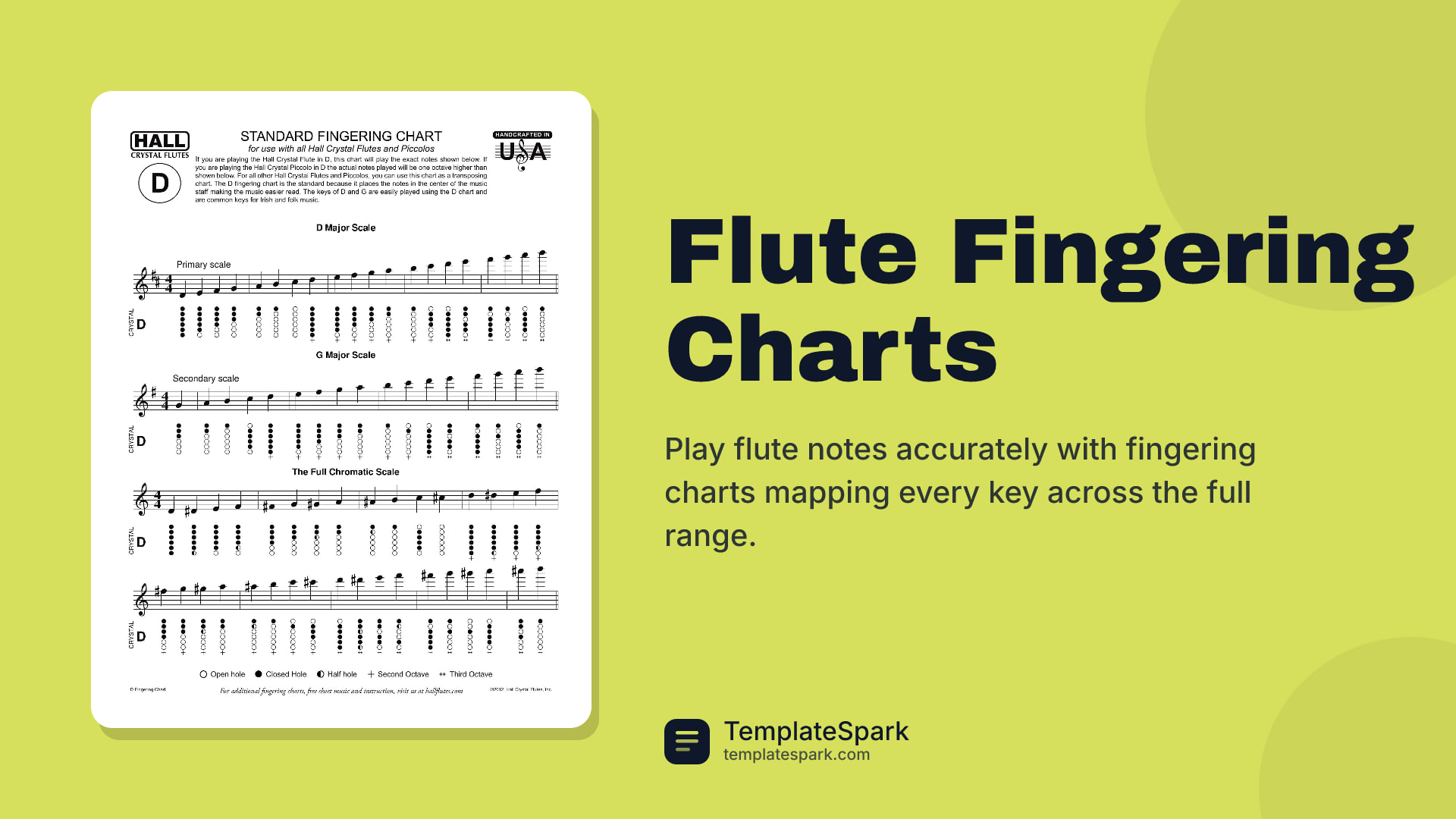 Flute Fingering Charts