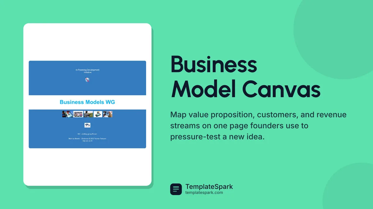 Business Model Canvas Business Model Canvas