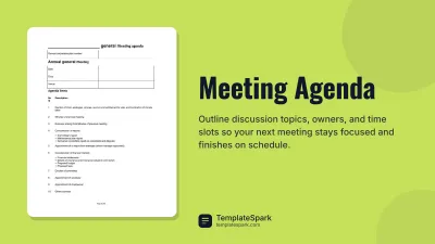 Meeting Agenda
