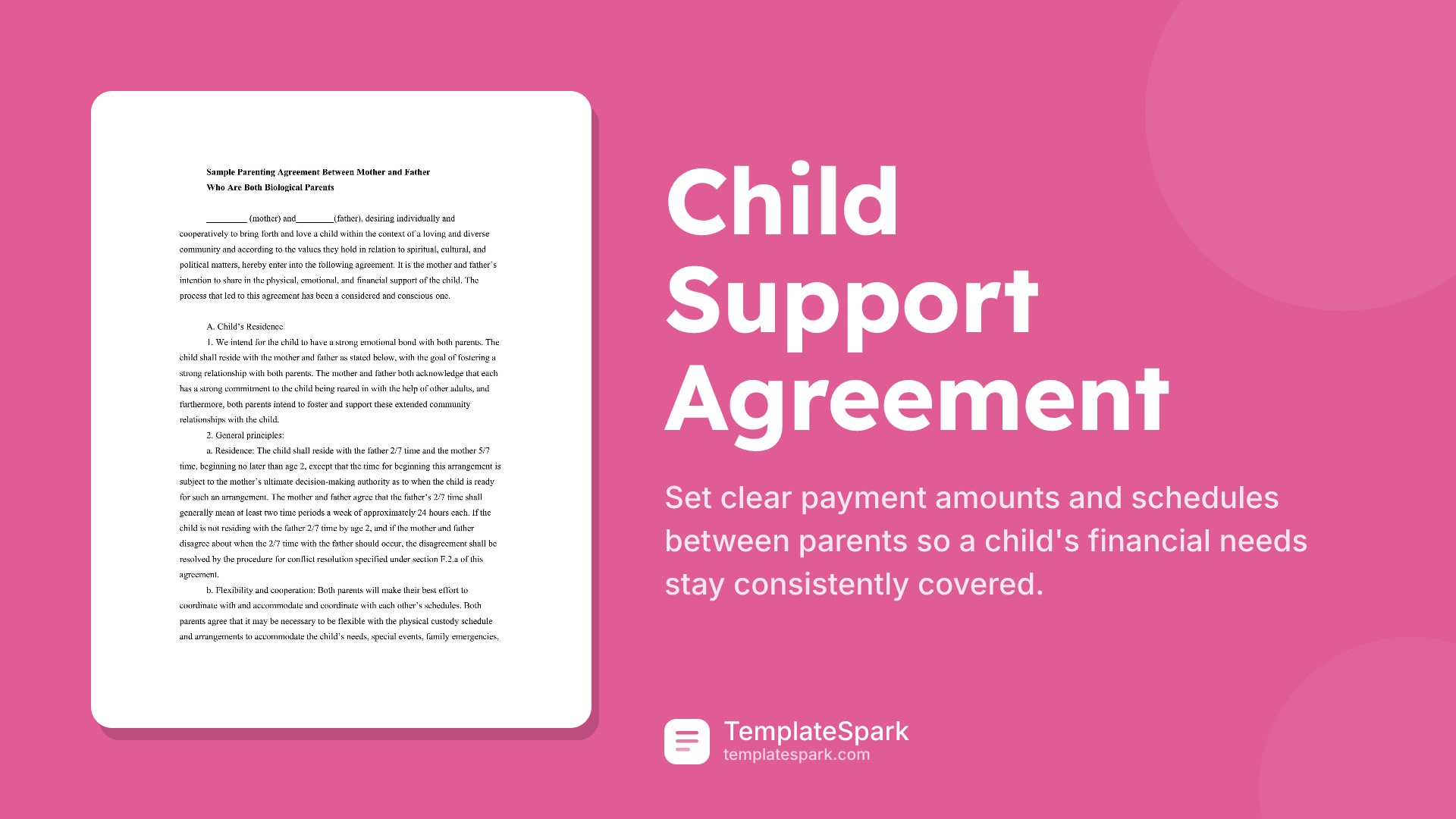 Child Support Agreement