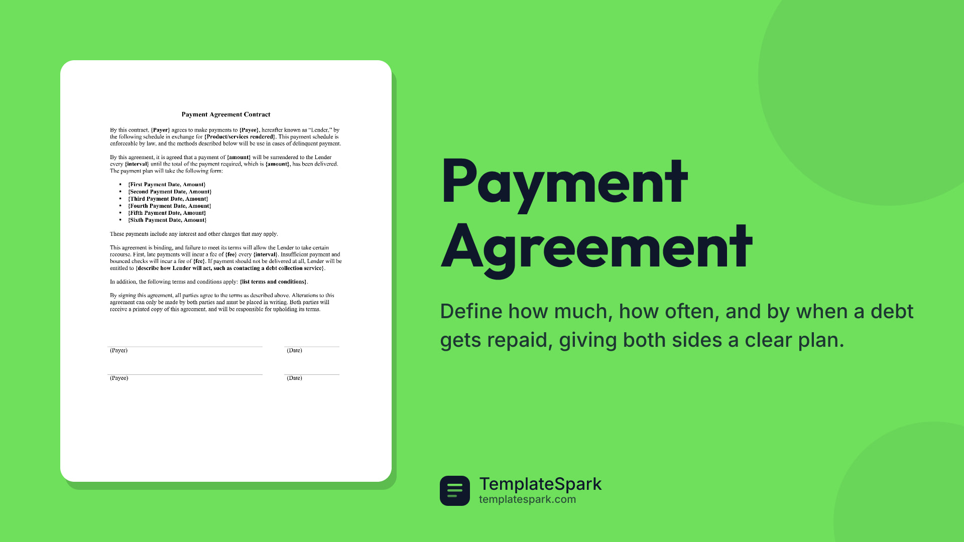 Payment Agreement