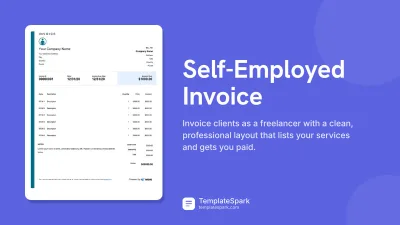 Self-Employed Invoice