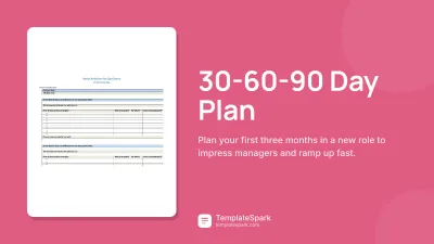 30-60-90 Day Plan