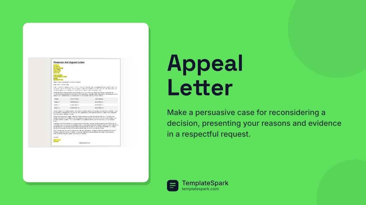 Appeal Letter Appeal Letter