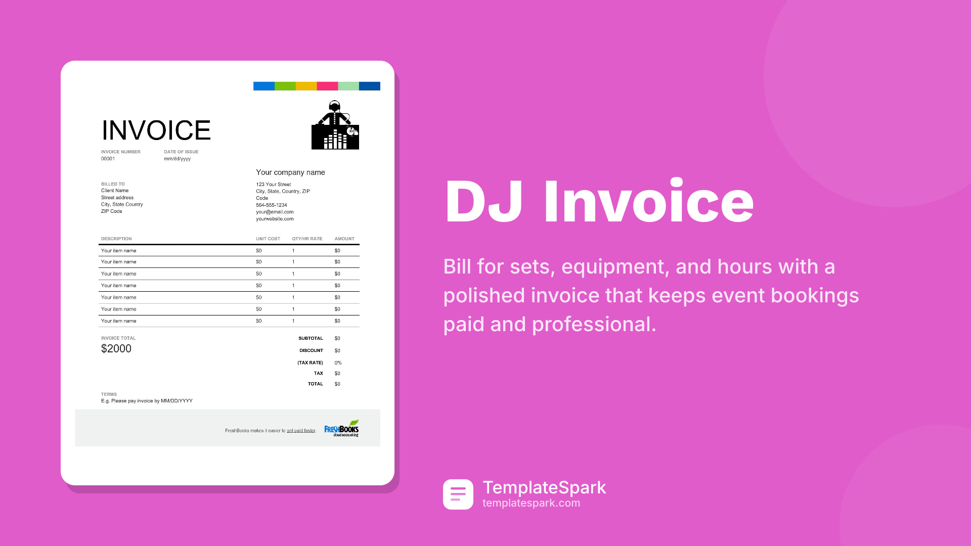 DJ Invoice