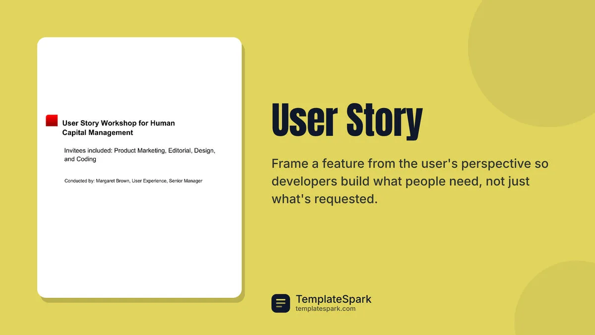 User Story User Story